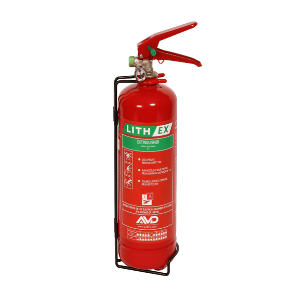 Extintor para protección contra incendios de baterías de litio AVD 2L