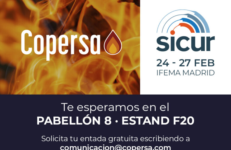 Copersa vuelve a SICUR 2026, innovación y soluciones integrales en protección contra incendios